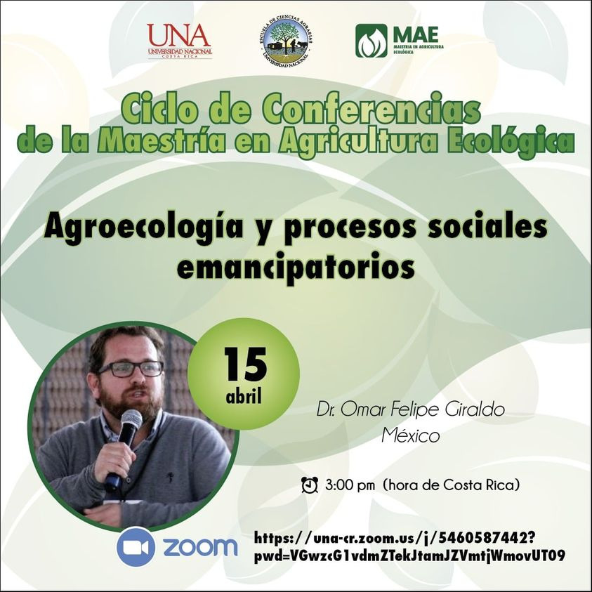 Conferencia “Agroecología y procesos sociales emancipatorios”