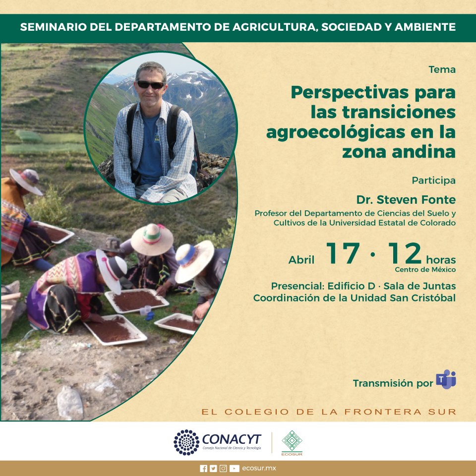 “Perspectivas para las transiciones agroecológicas en la zona andina”