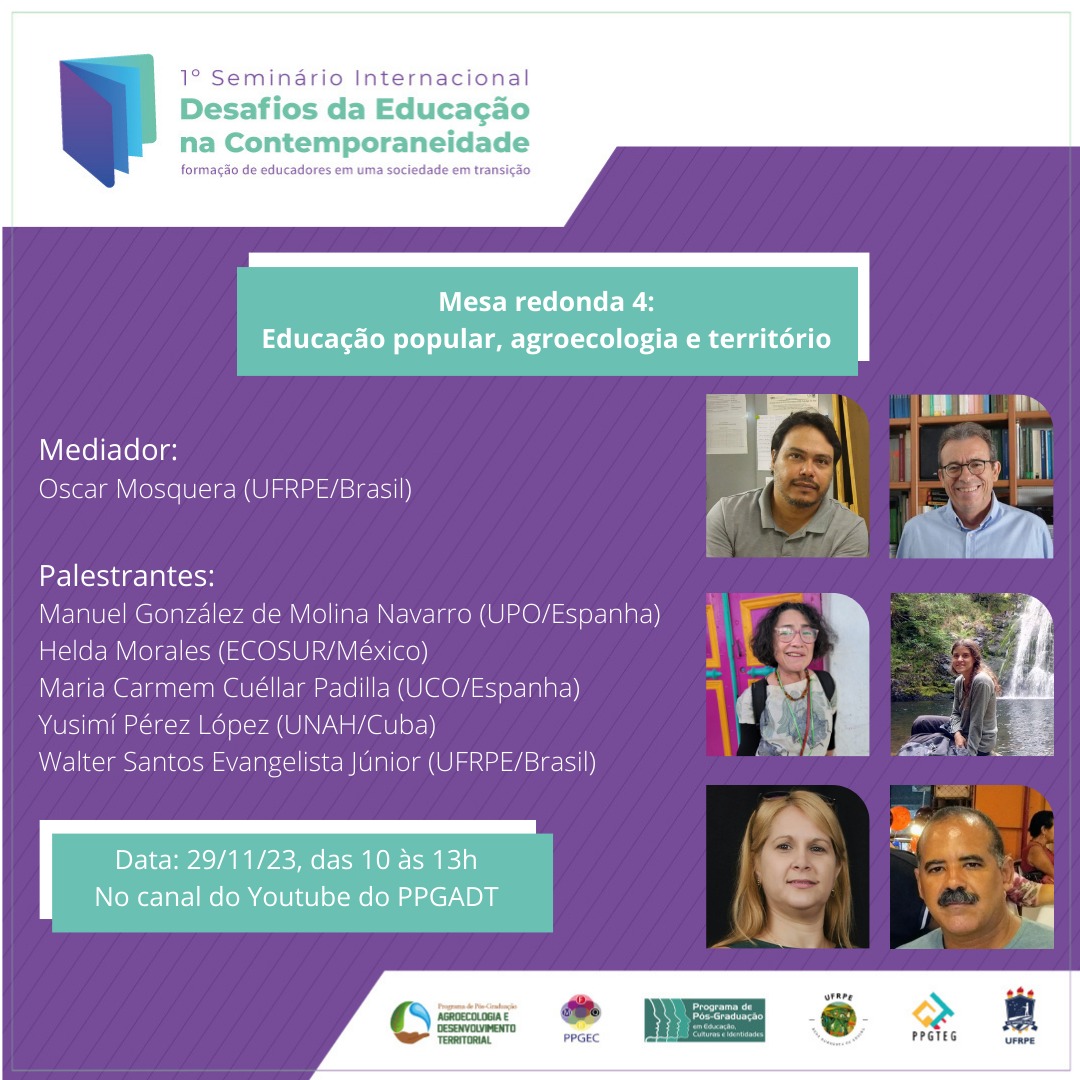 1er Seminario Internacional sobre los Retos de la Educación en la Época Contemporánea: la formación de educadores en una sociedad en transición