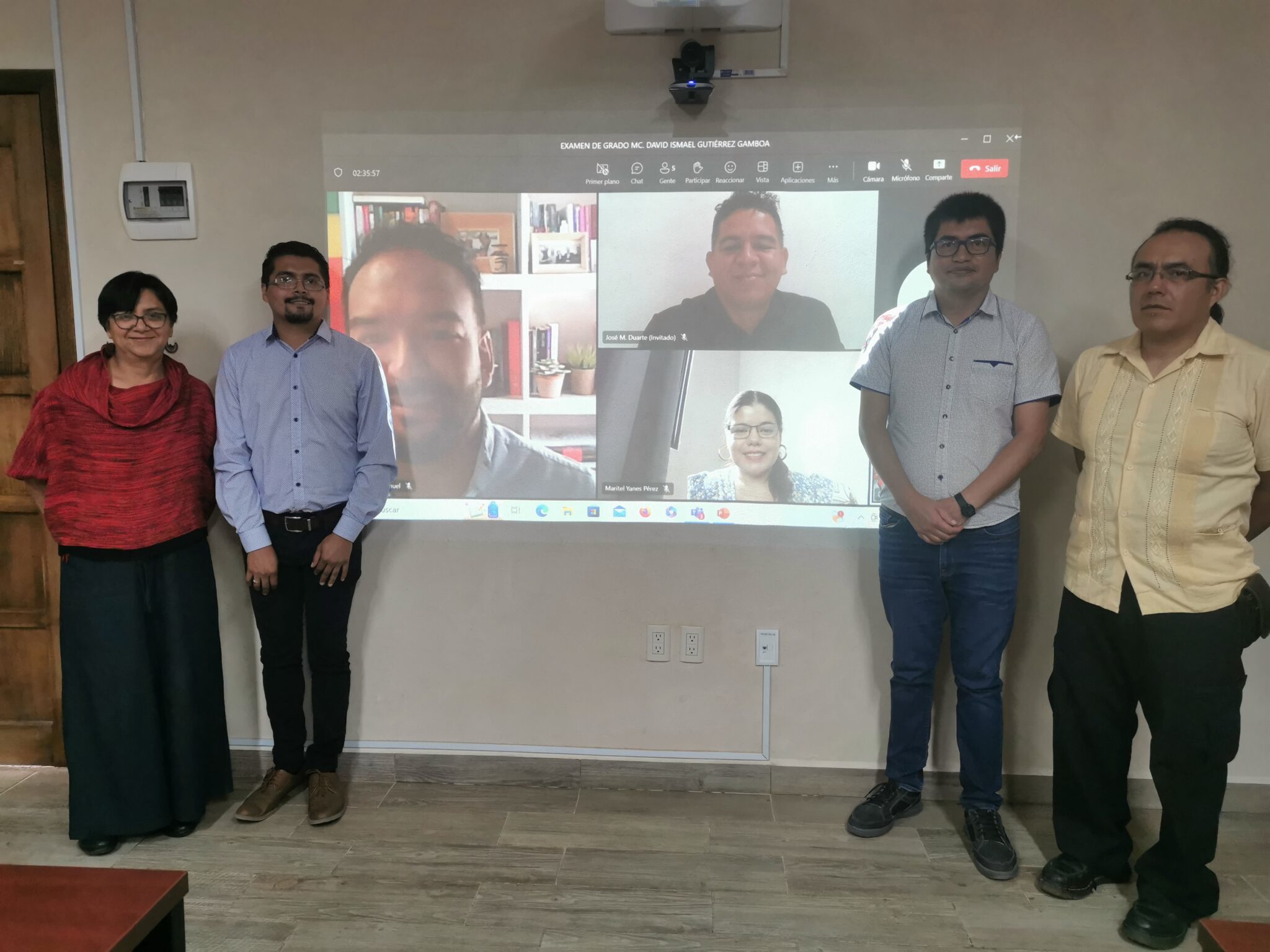 David Ismael Gutiérrez Gamboa obtiene el grado de Doctor en Ciencias ...