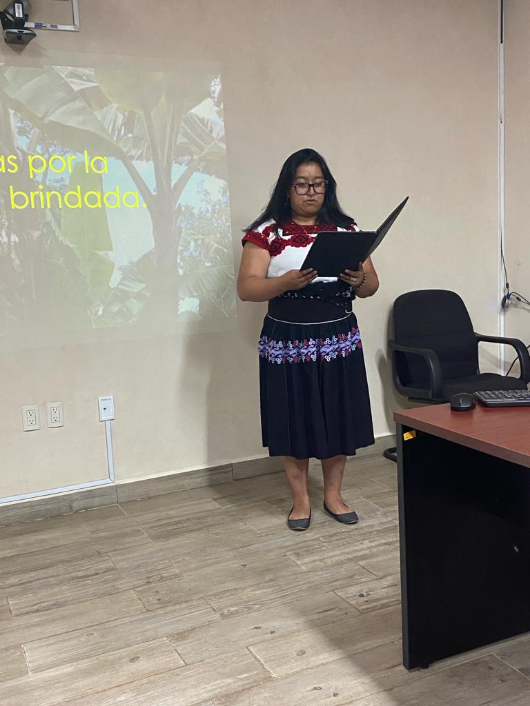 Angélica María Guzmán Girón obtiene el grado de Maestra en Ciencias con la tesis “El comercio del guineo criollo de Ts´akibiljok, Tenejapa, Chiapas”