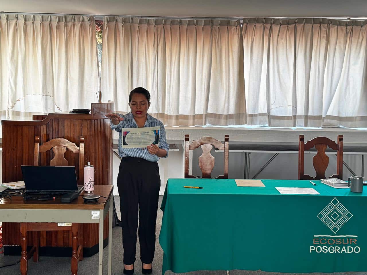 Adelmi Aureliana Pérez Pérez obtiene el grado de Maestra en Ciencias con la tesis “Germinación de semillas de Prosthechea chacaoensis (Rchb. f.) W.E. Higgins con inóculos de hongos endófitos sobre dos sustratos no convencionales”