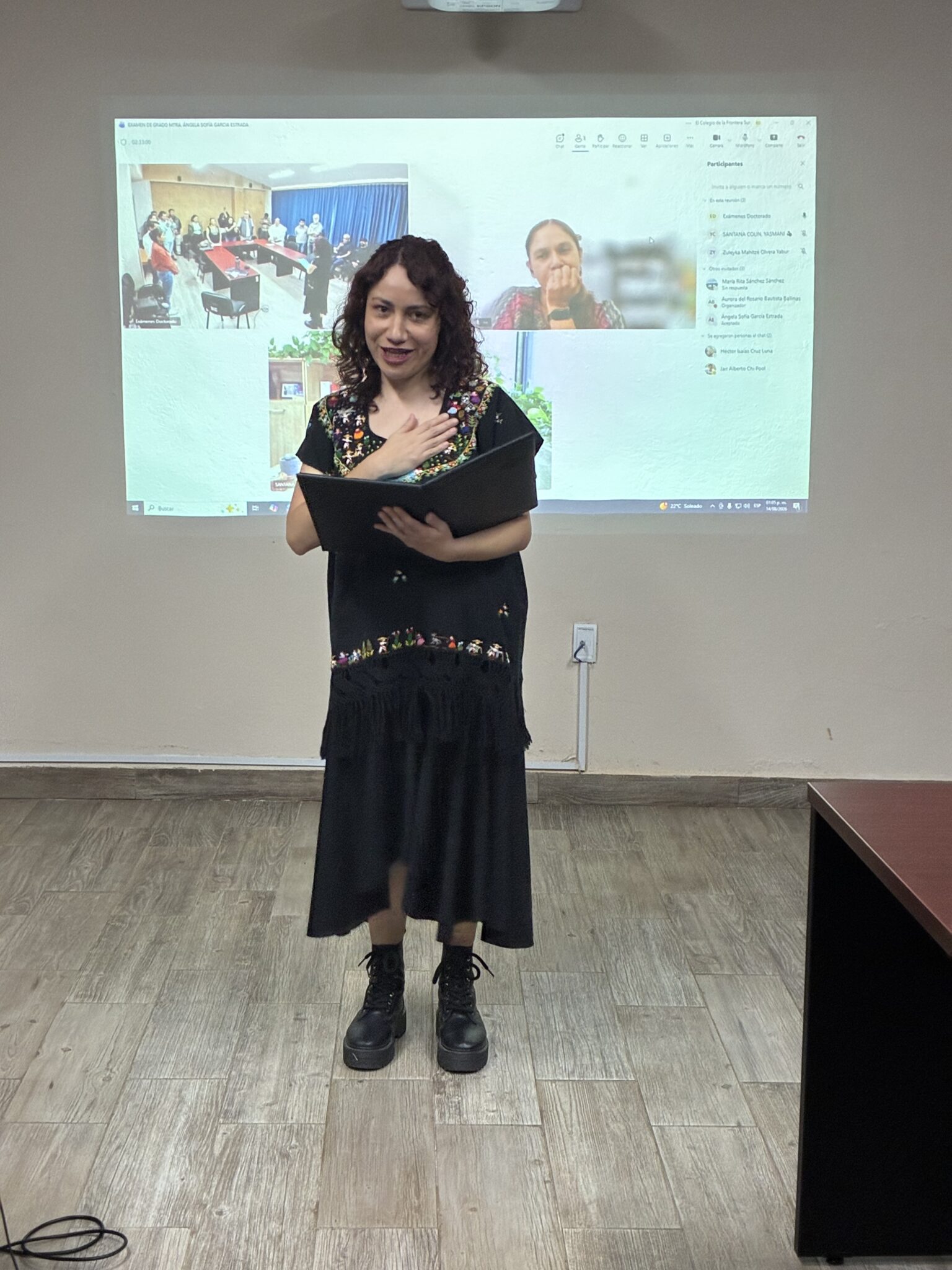 Ángela Sofía García Estrada obtiene el grado de Doctora en Ciencias con la tesis denominada “Pluralismo ontoepistemológico desde los pueblos mayas en la academia en Chiapas”