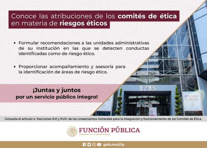 Conoce las atribuciones de los comités de ética en materia de riesgo ético.