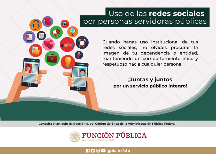 Uso de las redes sociales por personas servidoras públicas