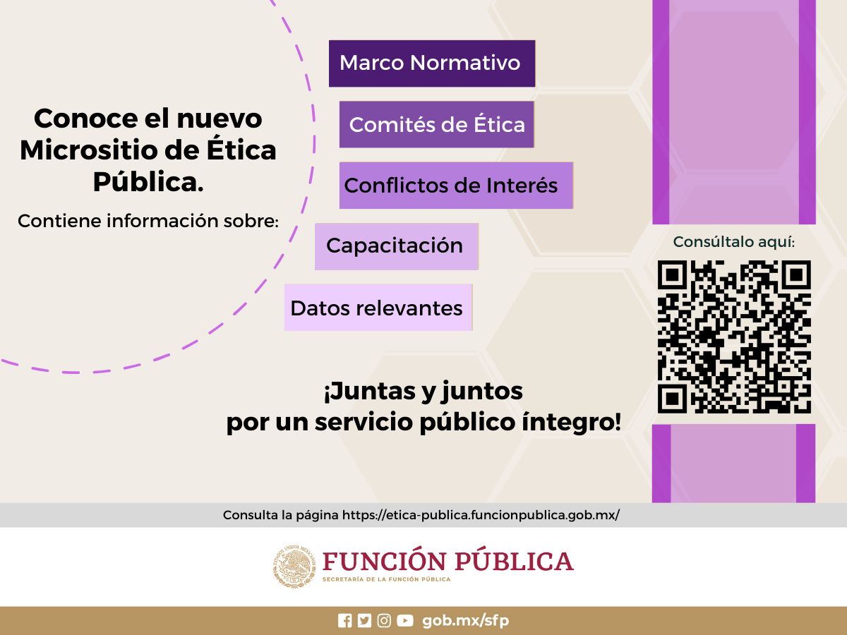 Conoce el nuevo micrositio de Ética Pública