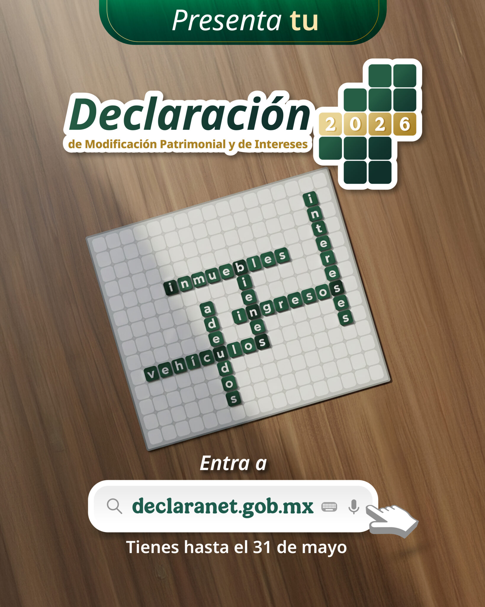 Declaración de Modificación patrimonial y de Intereses