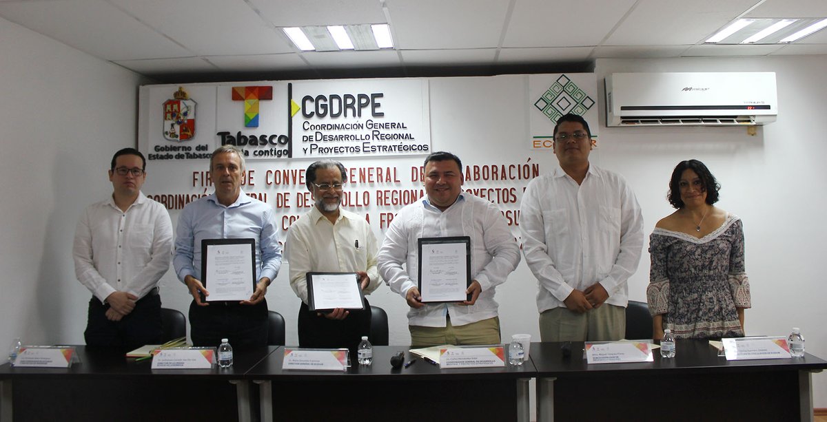 Alianza de CGDRPE y ECOSUR a favor del desarrollo estatal de Tabasco