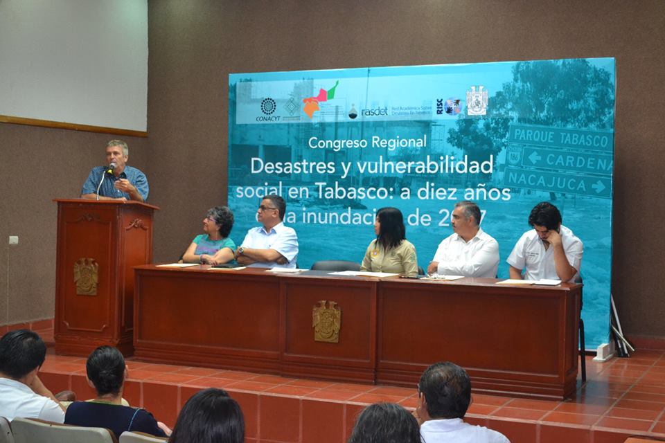 Realizan Congreso regional sobre desastres y vulnerabilidad social en Tabasco