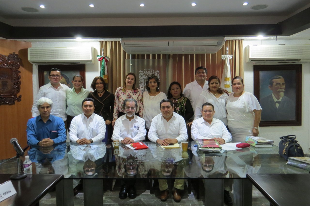 Reunión en el Congreso del Estado de Campeche, comprometidos con la ciencia y tecnología