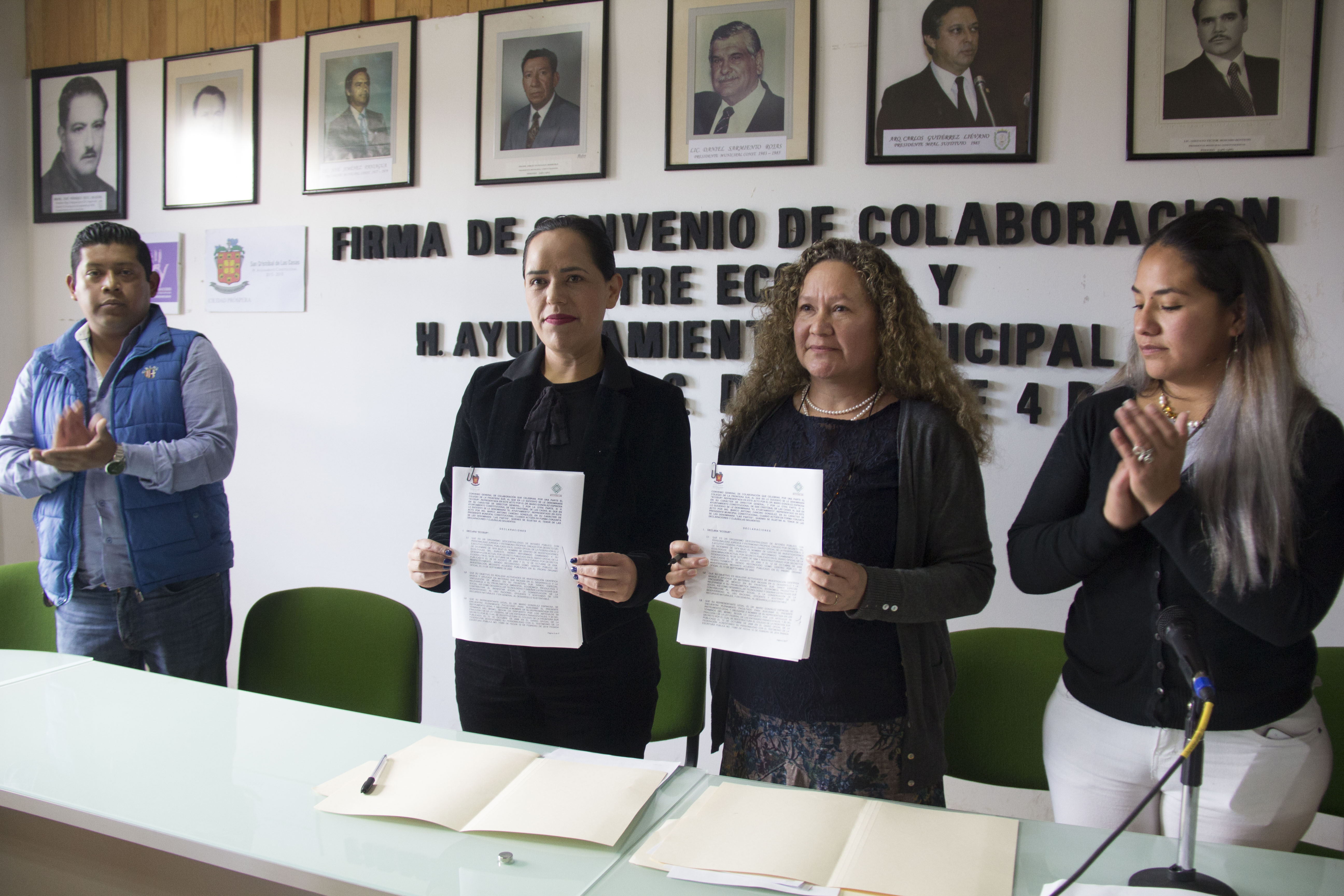 ECOSUR y municipio de SCLC firman convenio para la conservación de los recursos naturales y una vida sana