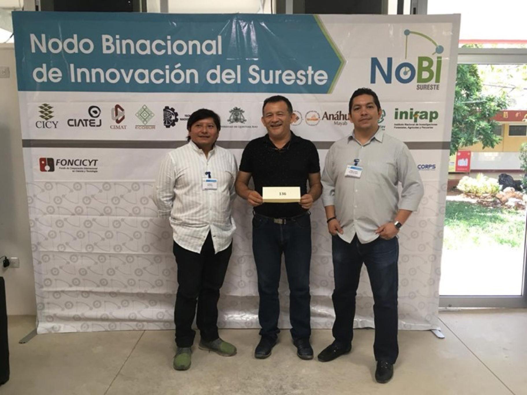 Equipo de ECOSUR seleccionado en la cohorte 2018 del NoBi sureste