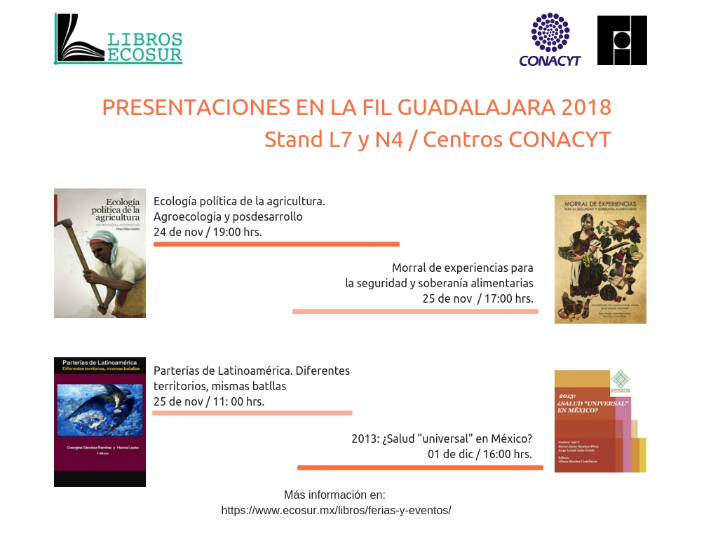 Presentarán cuatro obras de ECOSUR en la FIL Guadalajara