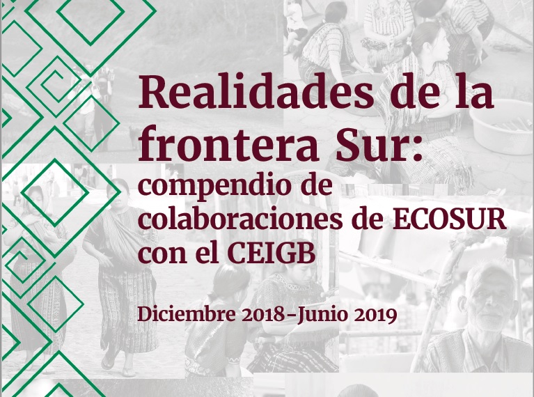 Realidades de la frontera Sur: compendio de colaboraciones de ECOSUR con el CEIGB
