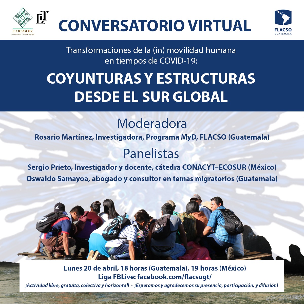 Conversatorio virtual “Transformaciones de la (in)movilidad humana en tiempos del COVID-19”