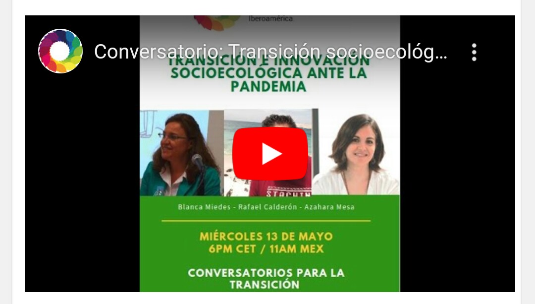 Conversatorios para la transición socioecológica en Iberoamérica