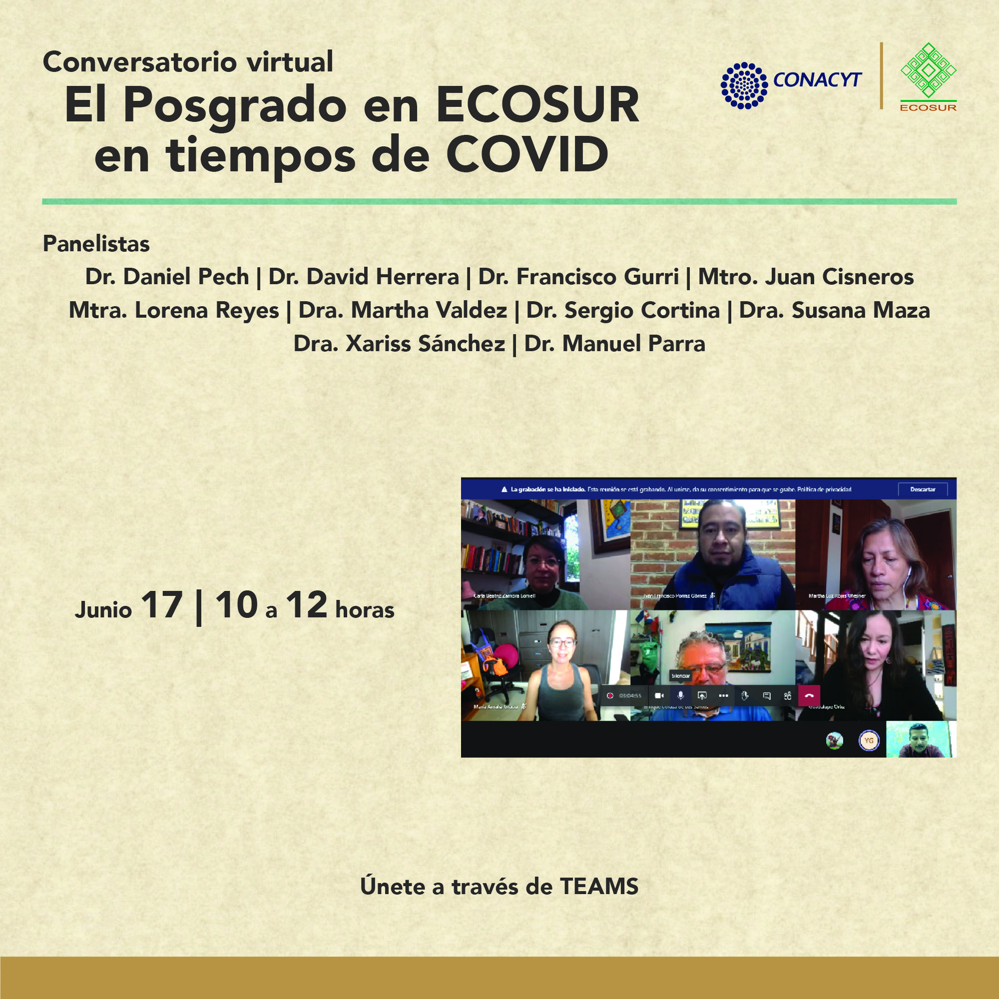 El posgrado de ECOSUR en tiempos de COVID