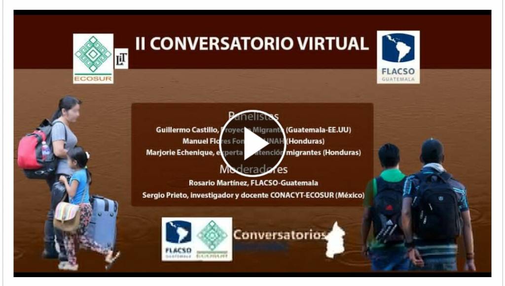 Segundo conversatorio: Flacso-Guatemala y ECOSUR / Sergio Prieto