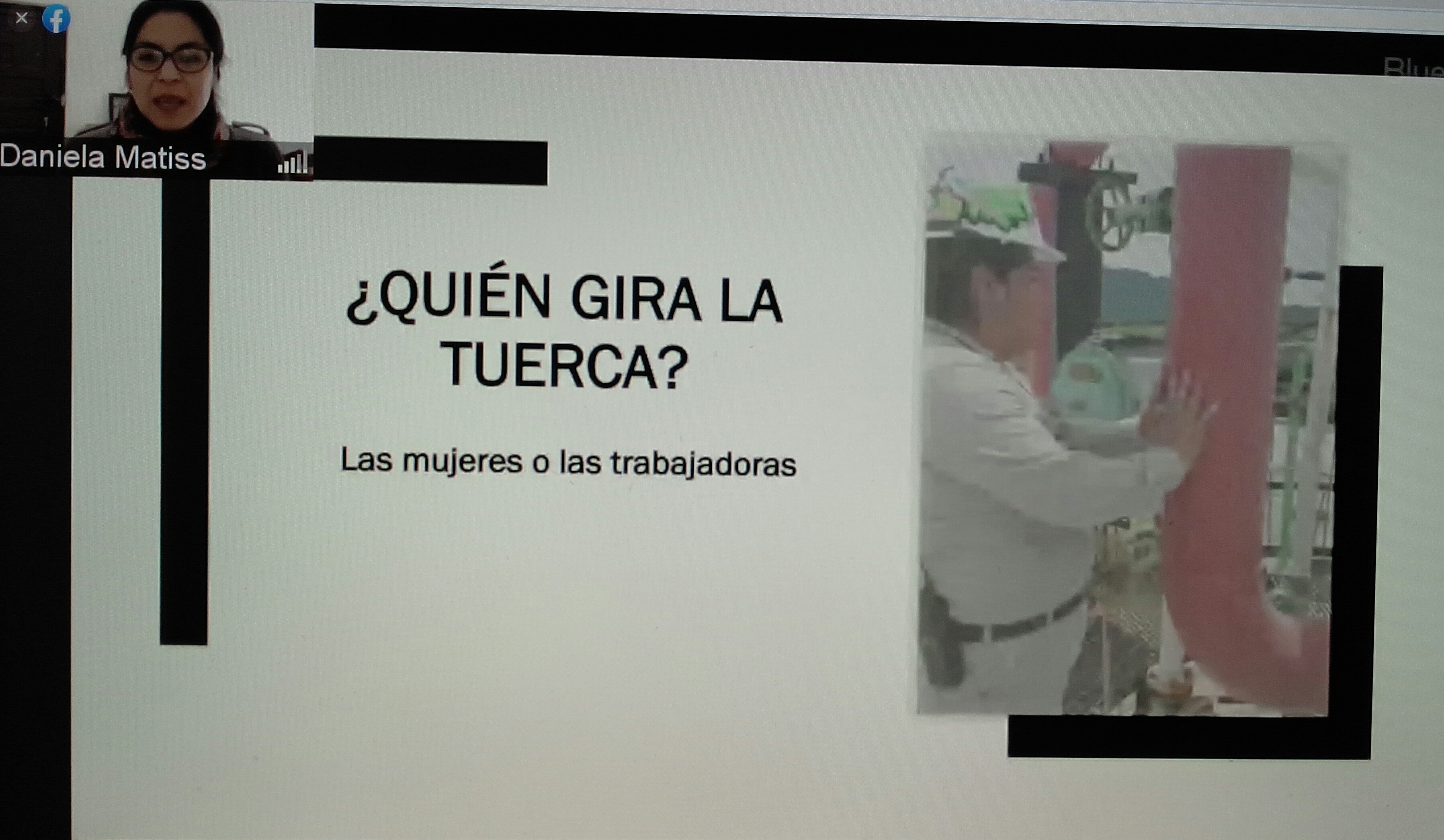 Realizan seminario sobre trayectorias laborales de trabajadoras en una refinería