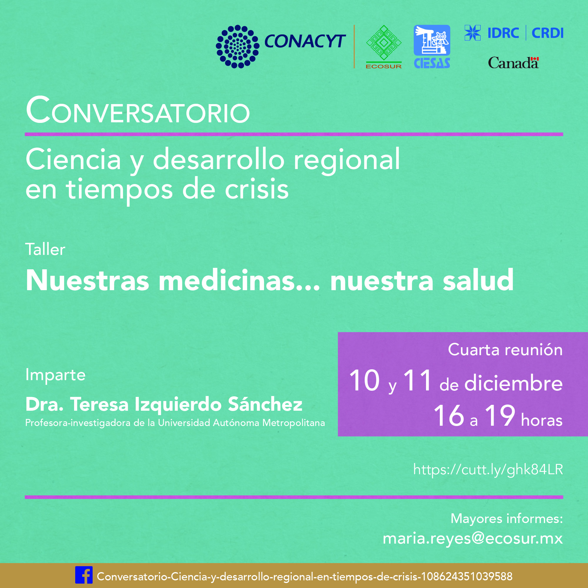 Conversatorio “Ciencia y desarrollo regional en tiempos de crisis”