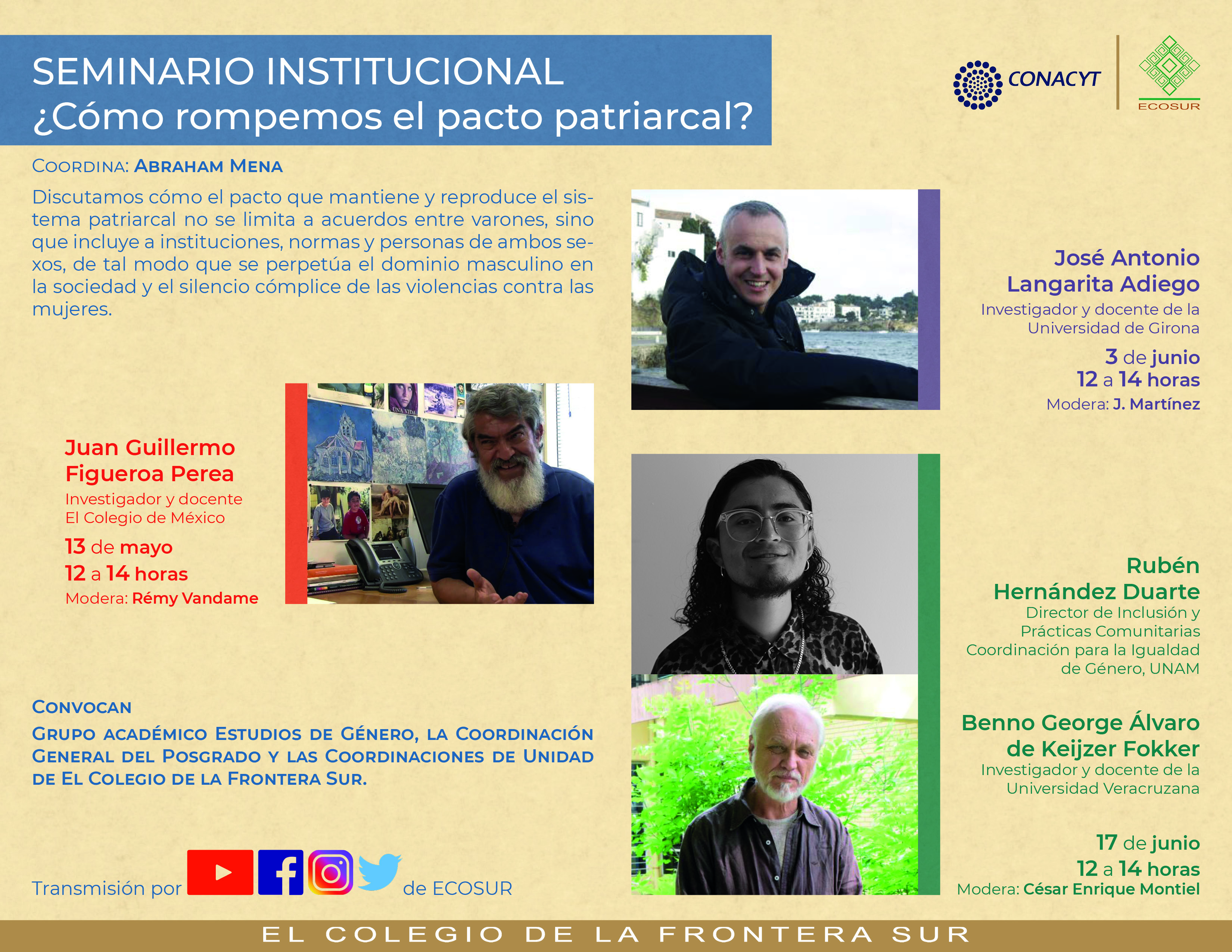 Seminario institucional ¿Cómo rompemos el pacto patriarcal?