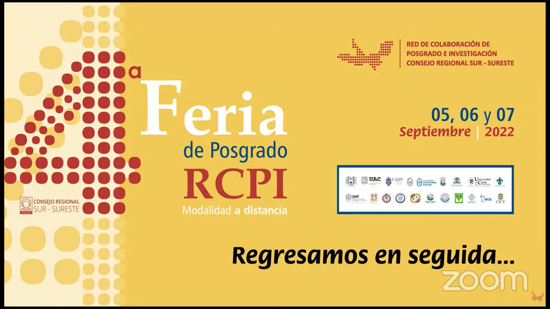 ECOSUR presente en la 4ª feria de posgrado de la Red CPI Sur-Sureste