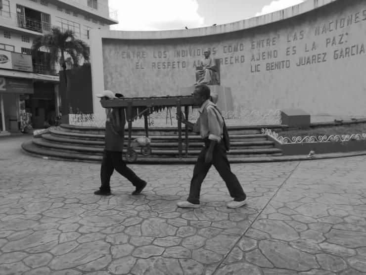 Las marimbas sobaqueras en Tapachula, memorias del paisaje sonoro