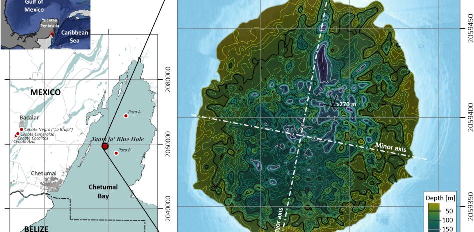 Descubren en Chetumal el segundo agujero azul más profundo del mundo