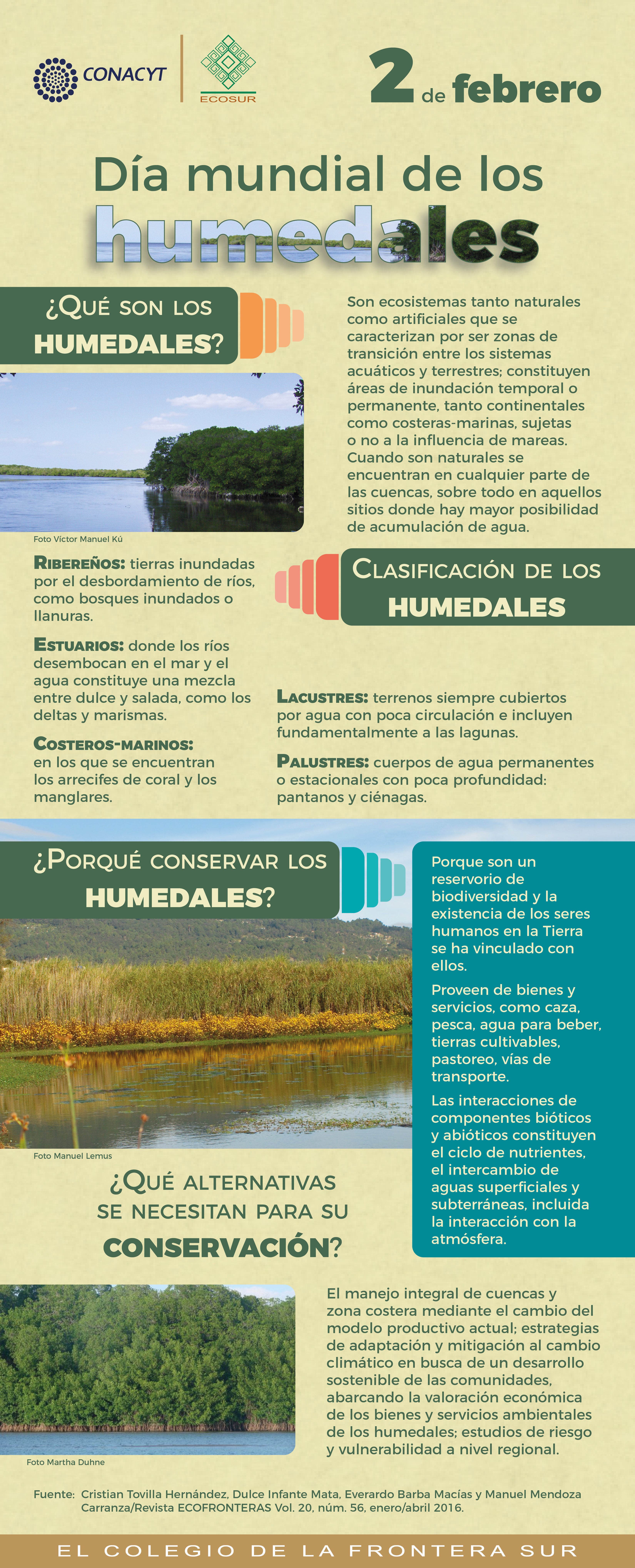 Día mundial de los humedales