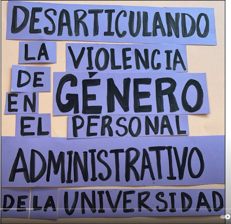 Violencia de género contra el personal administrativo