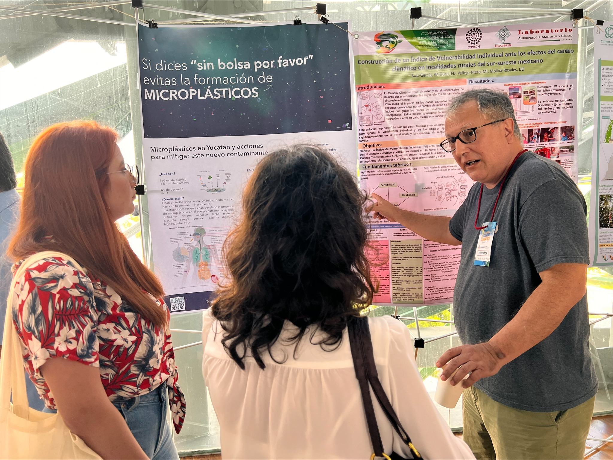 ECOSUR estuvo presente en el Congreso Internacional de Cambio Climático, Yucatán 2023