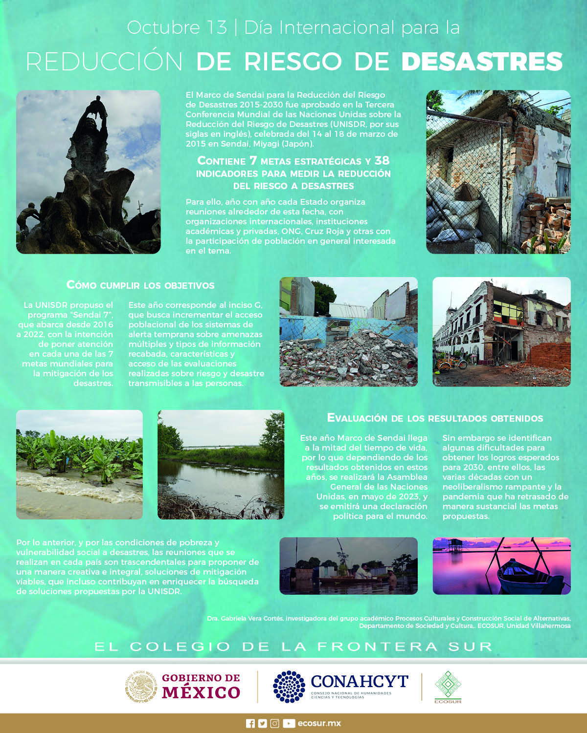 13 de octubre, Día Internacional para la reducción de riesgos de desastres