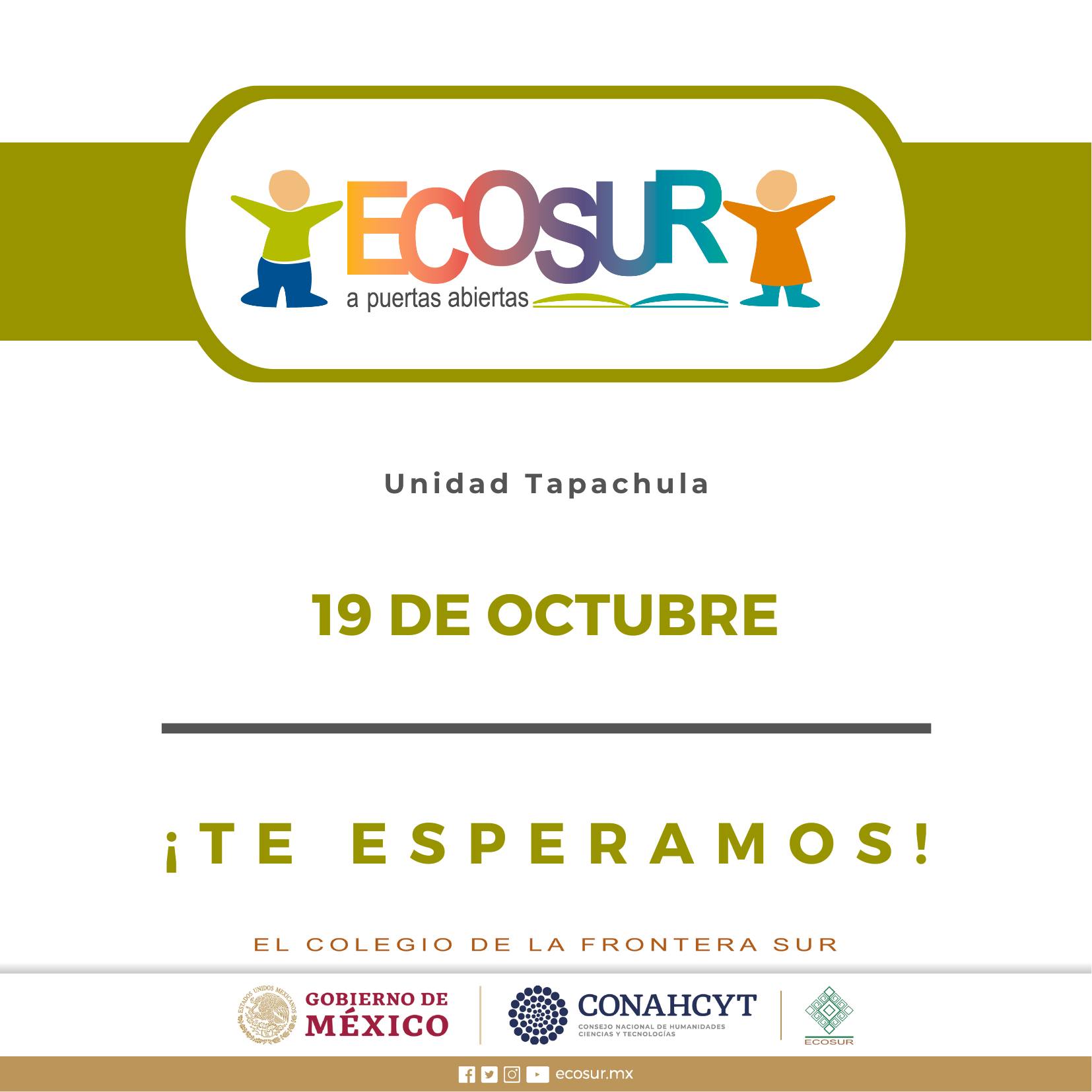 ECOSUR a puertas abiertas Unidad Tapachula