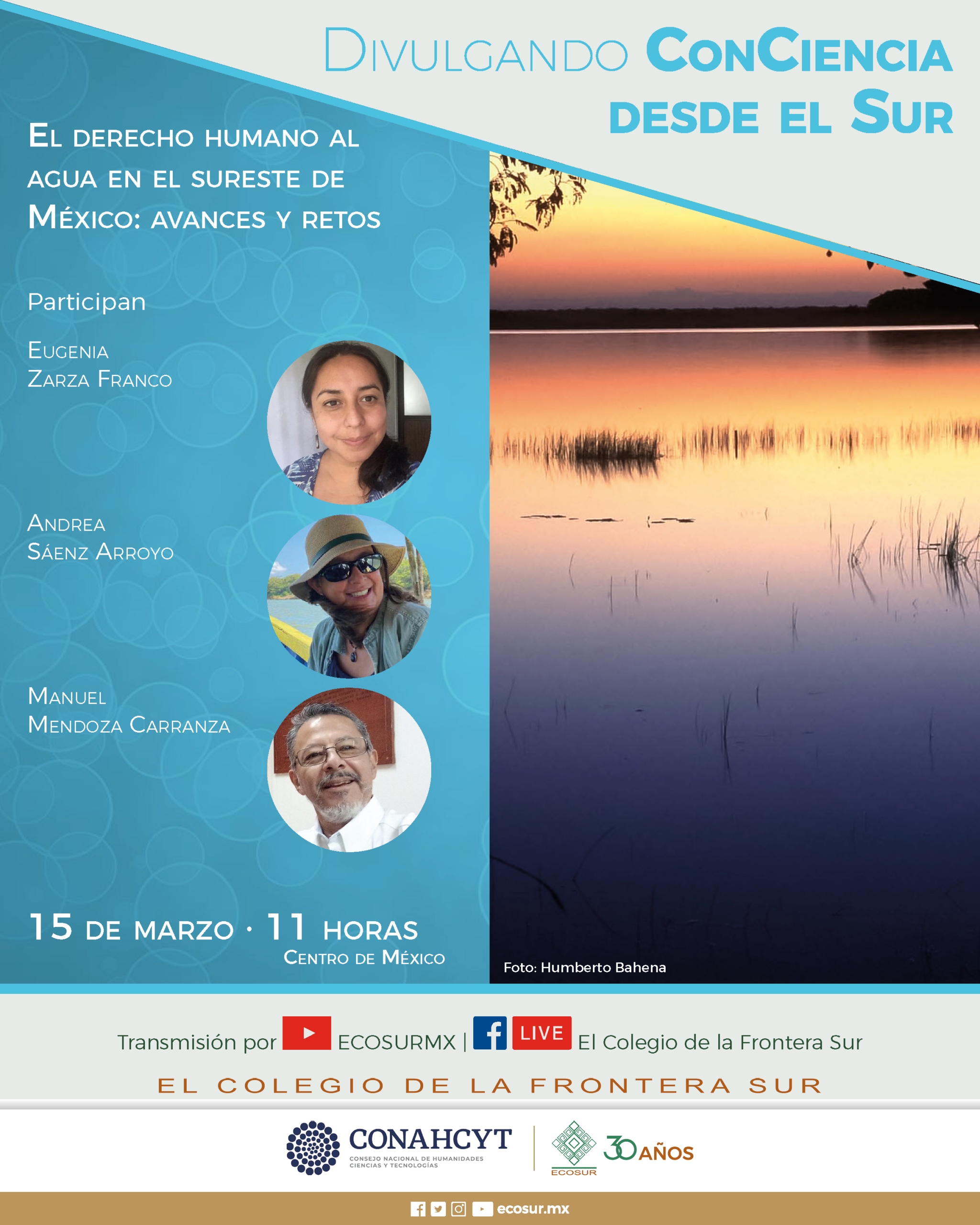 Conversatorio El derecho humano al agua en el sureste de México: avances y retos