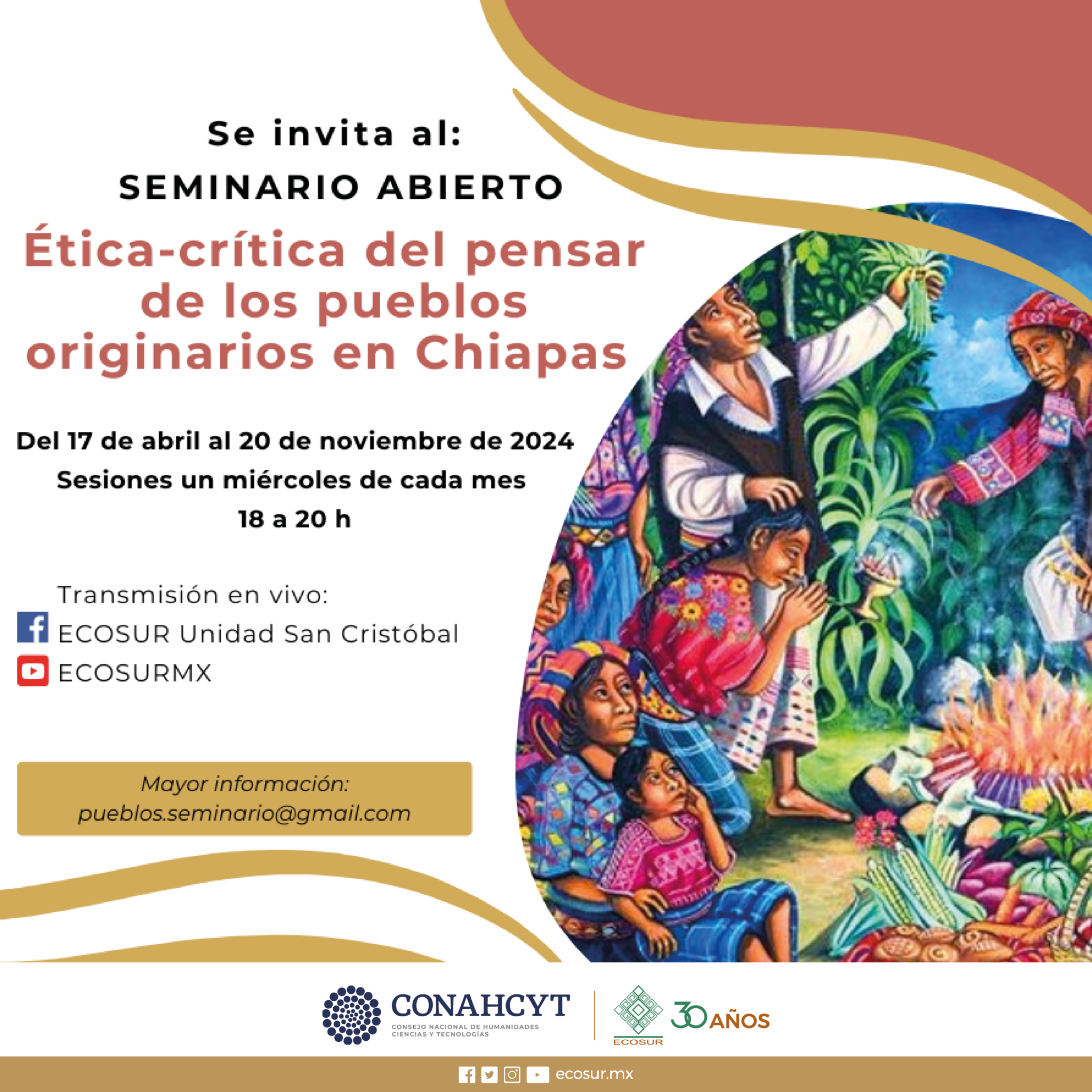 Seminario Ética-crítica del pensar de los pueblos originarios en Chiapas
