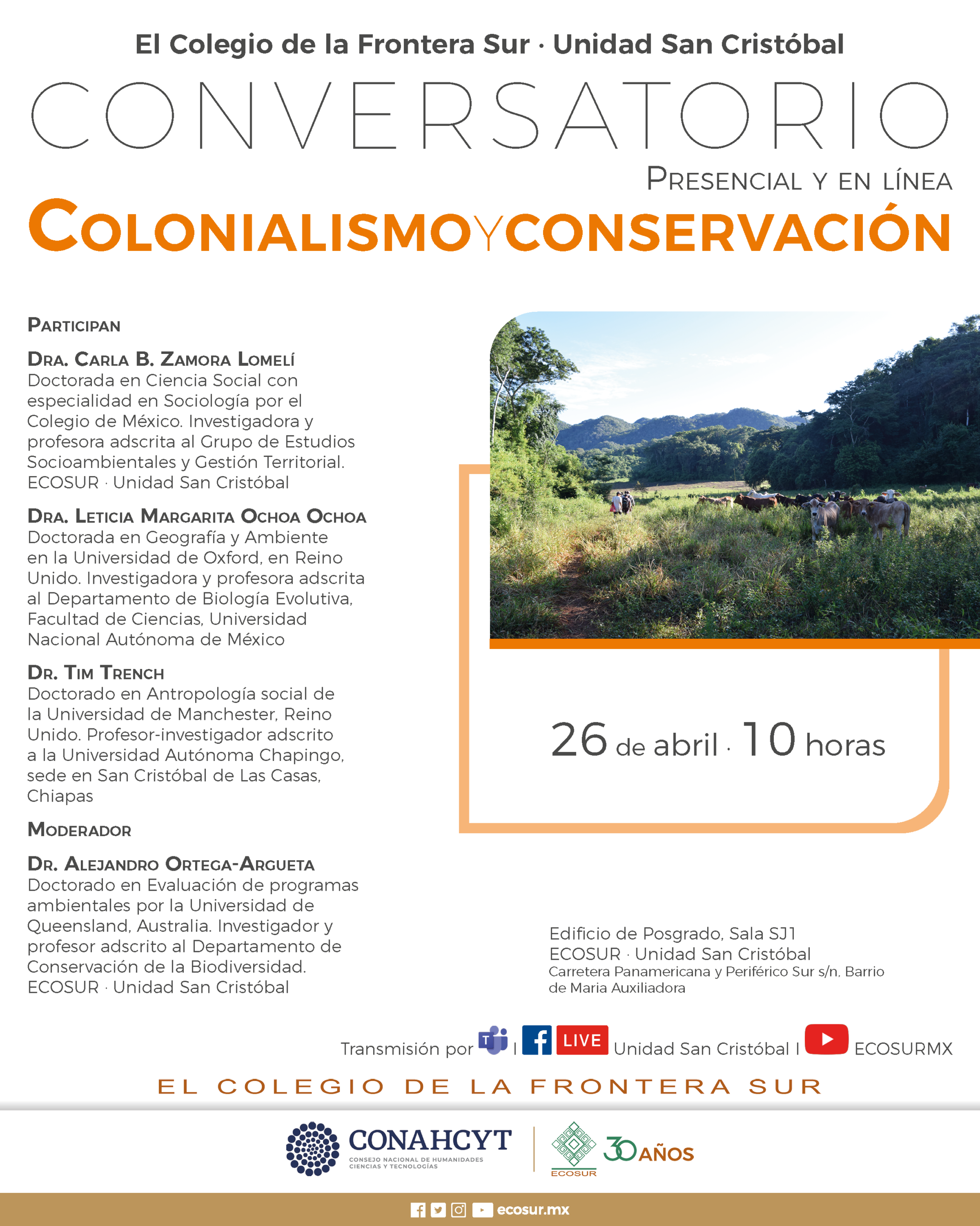 Conversatorio “Colonialismo y Conservación”