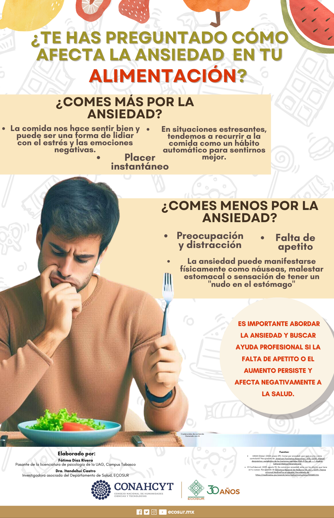 ¿Te has preguntado cómo afecta la ansiedad a tu alimentación?