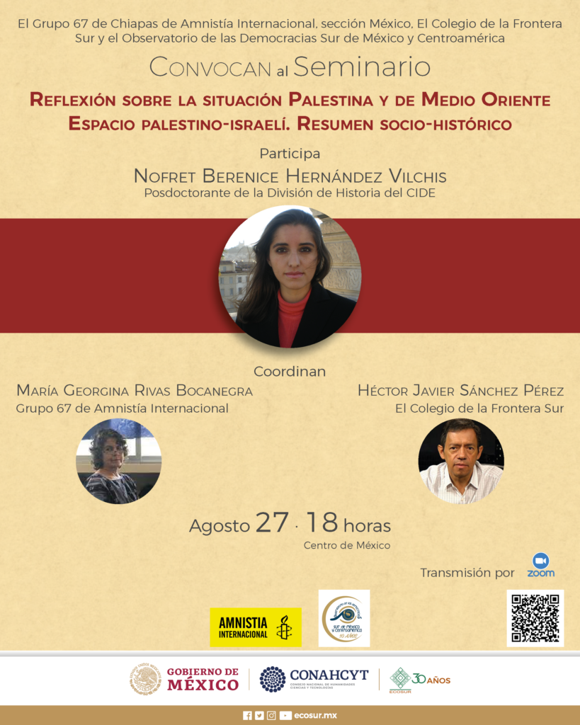 Seminario de Reflexión sobre la situación Palestina y de Medio Oriente ...