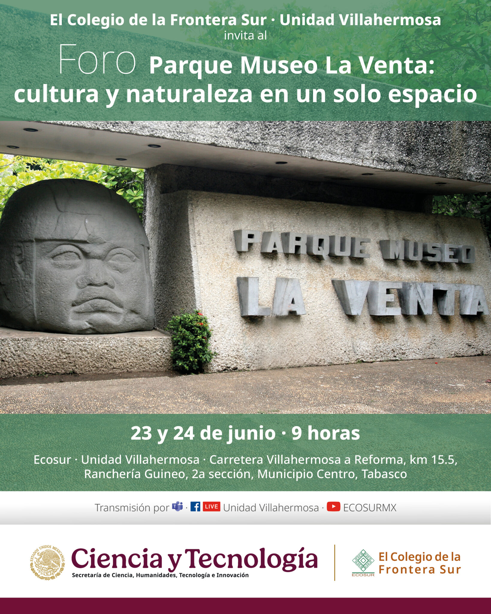 Foro: Parque Museo la Venta: Cultura y naturaleza en un solo espacio
